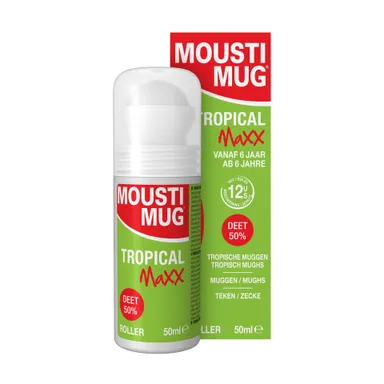 Moustimug Tropical MaXX 50% Deet Roller 50ml
