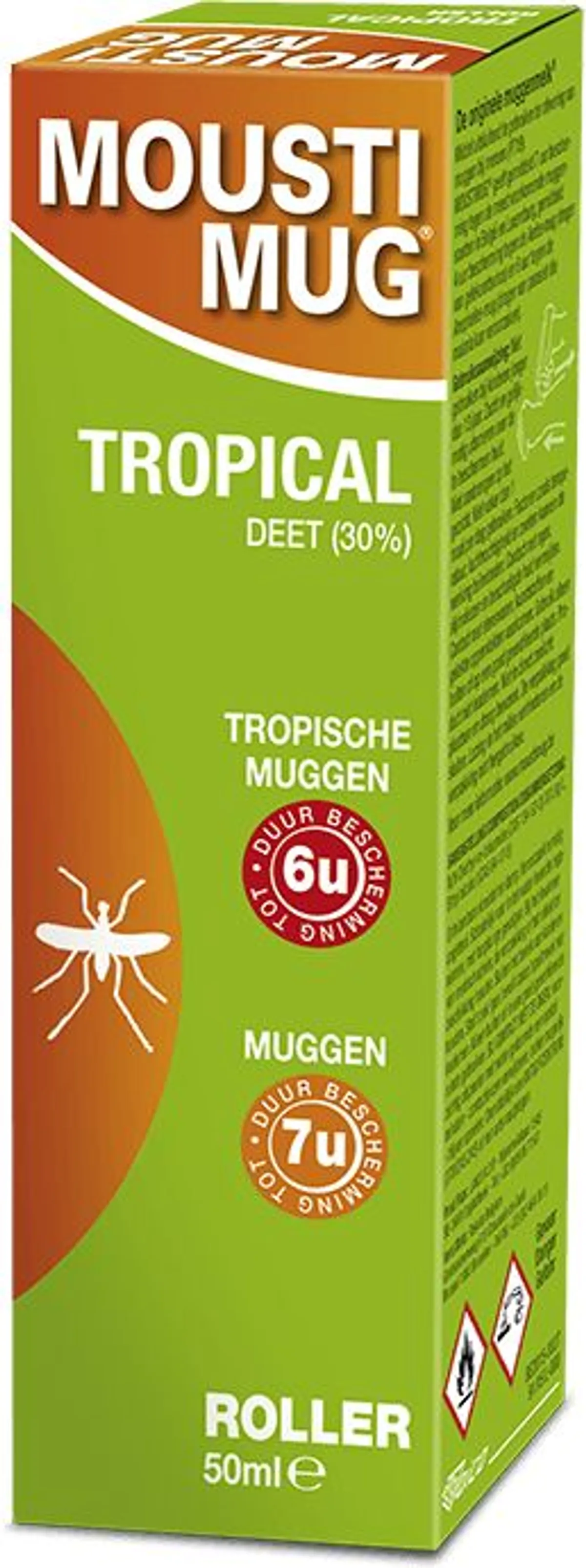 Moustimug Tropical 30% Deet Roller 50ml