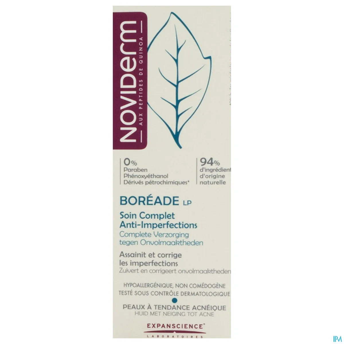 Noviderm Boreade LP Volledige Verzorging Crème Tegen Imperfecties 30ml
