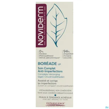 Noviderm Boreade LP Volledige Verzorging Crème Tegen Imperfecties 30ml