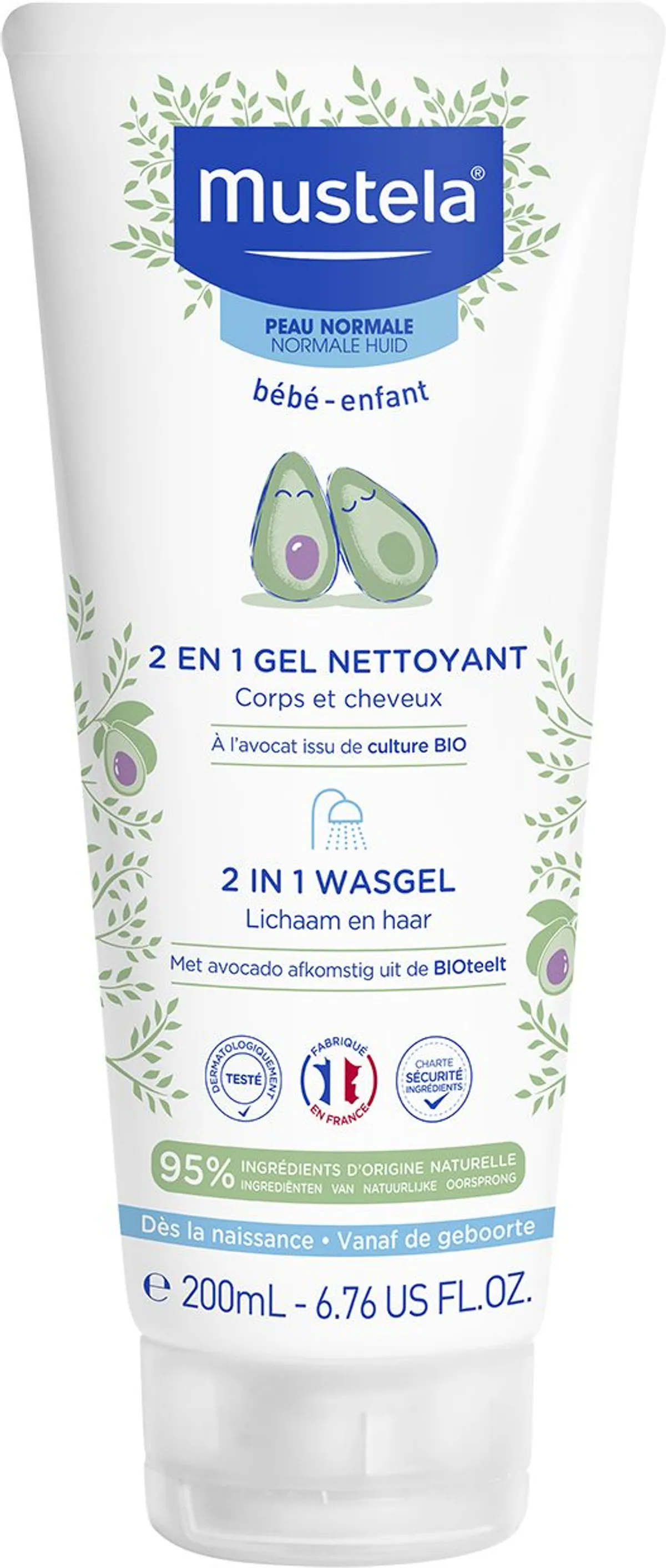 Mustela PN Gel Nettoyant 2en1 (Cheveux et Corps) 200ml
