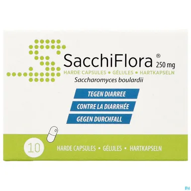SacchiFlora 250mg 10 Capsules