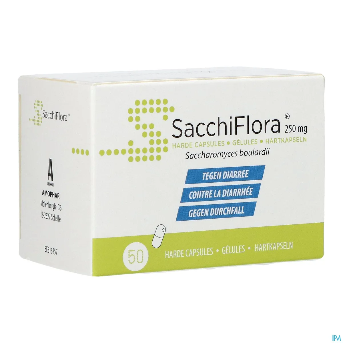 SacchiFlora 250mg 50 Capsules