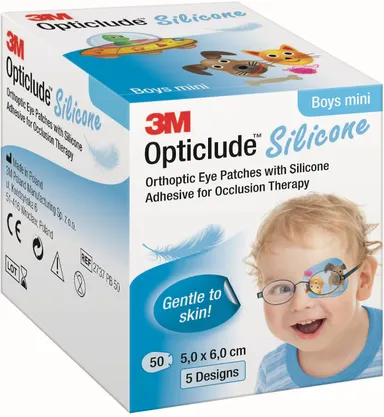 Opticlude 3M Silicone 50 Eye Patch Boy Mini