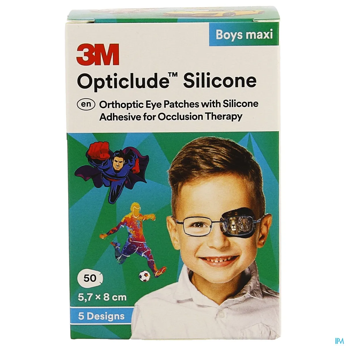Opticlude 3M Silicone 50 Eye Patch Boy Maxi