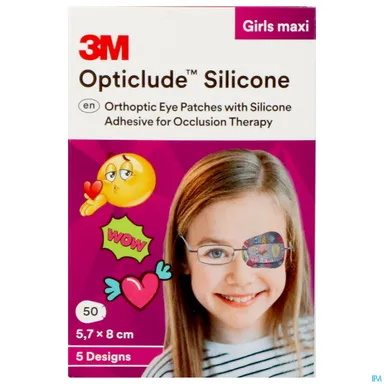 Opticlude 3M Silicone 50 Eye Patch Girl Maxi