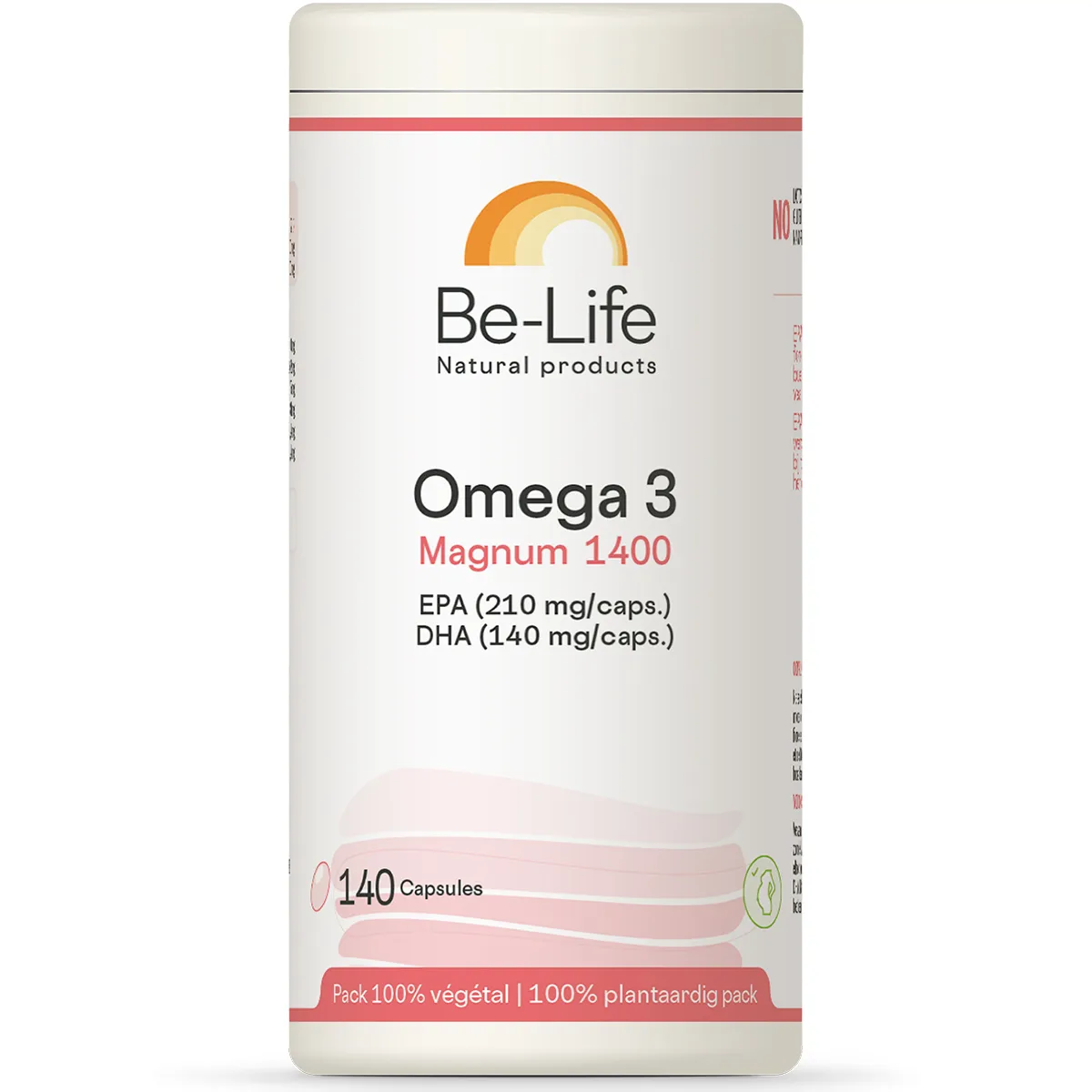 Be Life Omega 3 Magnum 1400 140 Gélules