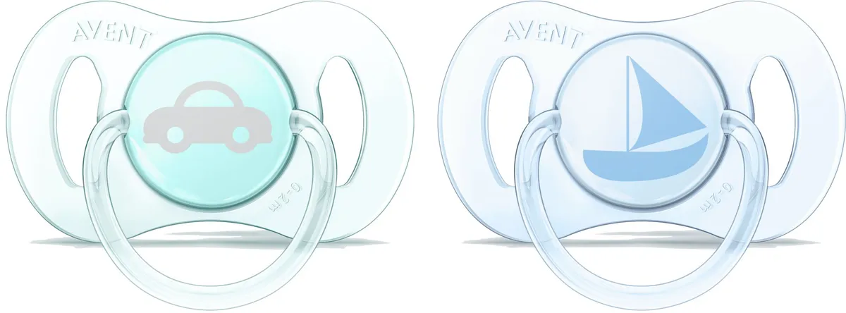 Philips Avent Mini Fopspeen Boys 0-2m Duopack