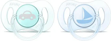 Philips Avent Mini Fopspeen Boys 0-2m Duopack