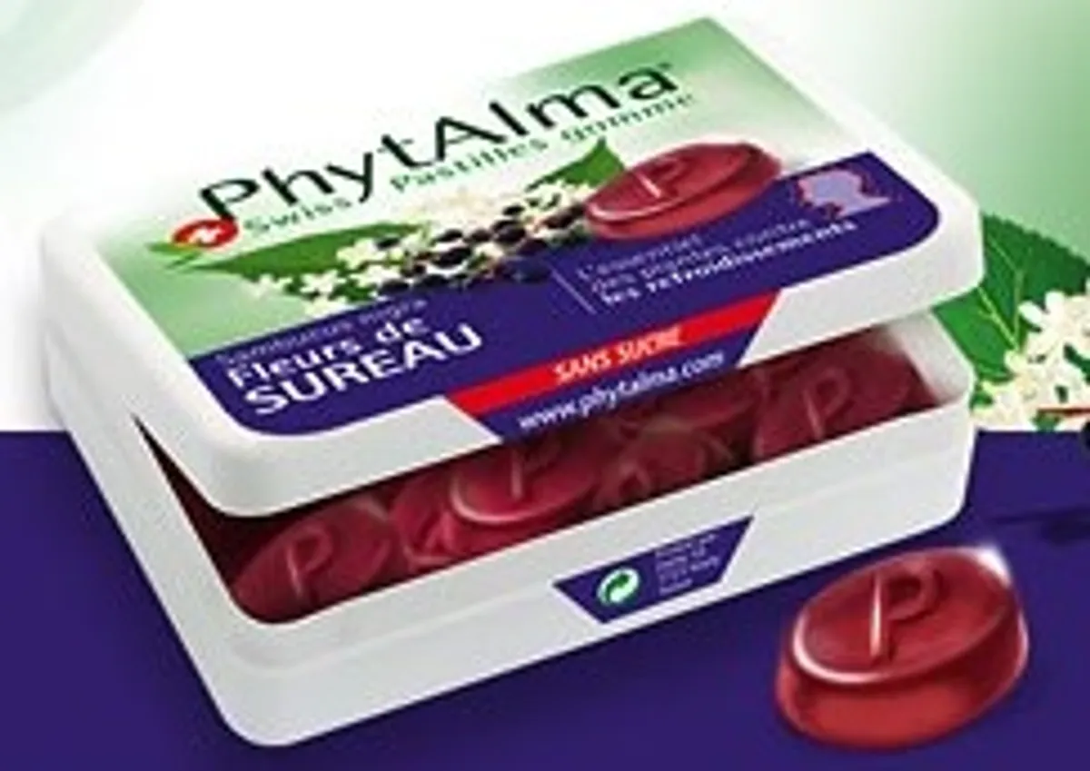 PhytAlma Pastilles Gum Sureau + Stevia 50g